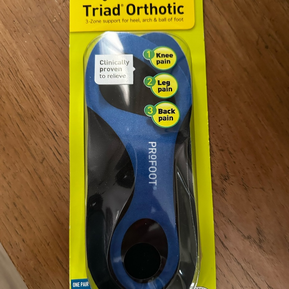 ProFoot Triad Orthotic Insole NIB
